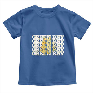 Green Bay Football Fan Cheese Lover Toddler T Shirt Supporter Gift Idea TS12 Royal Blue Print Your Wear