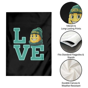 Green Bay Cheesehead Garden Flag Football Fan Supporter Gift Idea TS12 Print Your Wear