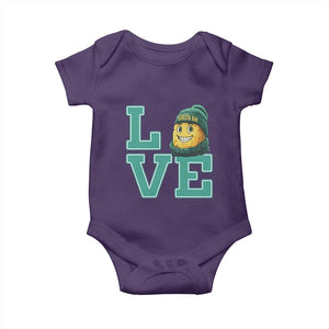 Green Bay Cheesehead Baby Onesie Football Fan Supporter Gift Idea TS12 Purple Print Your Wear