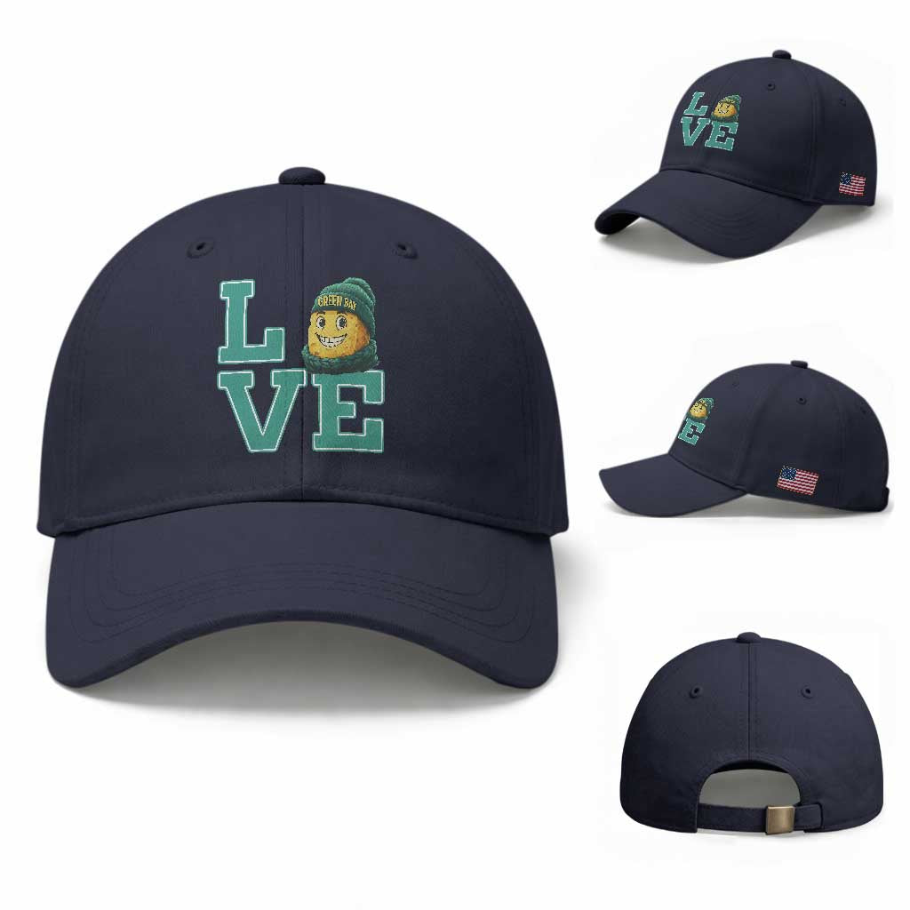GFF Lover Football Fan Supporter Gift Idea Baseball Cap TS12 Baseball Cap Universal Fit Navy Print Your Wear