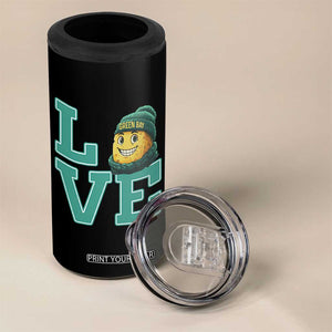 Green Bay Cheesehead 4 in 1 Can Cooler Tumbler Football Fan Supporter Gift Idea TS12 Print Your Wear