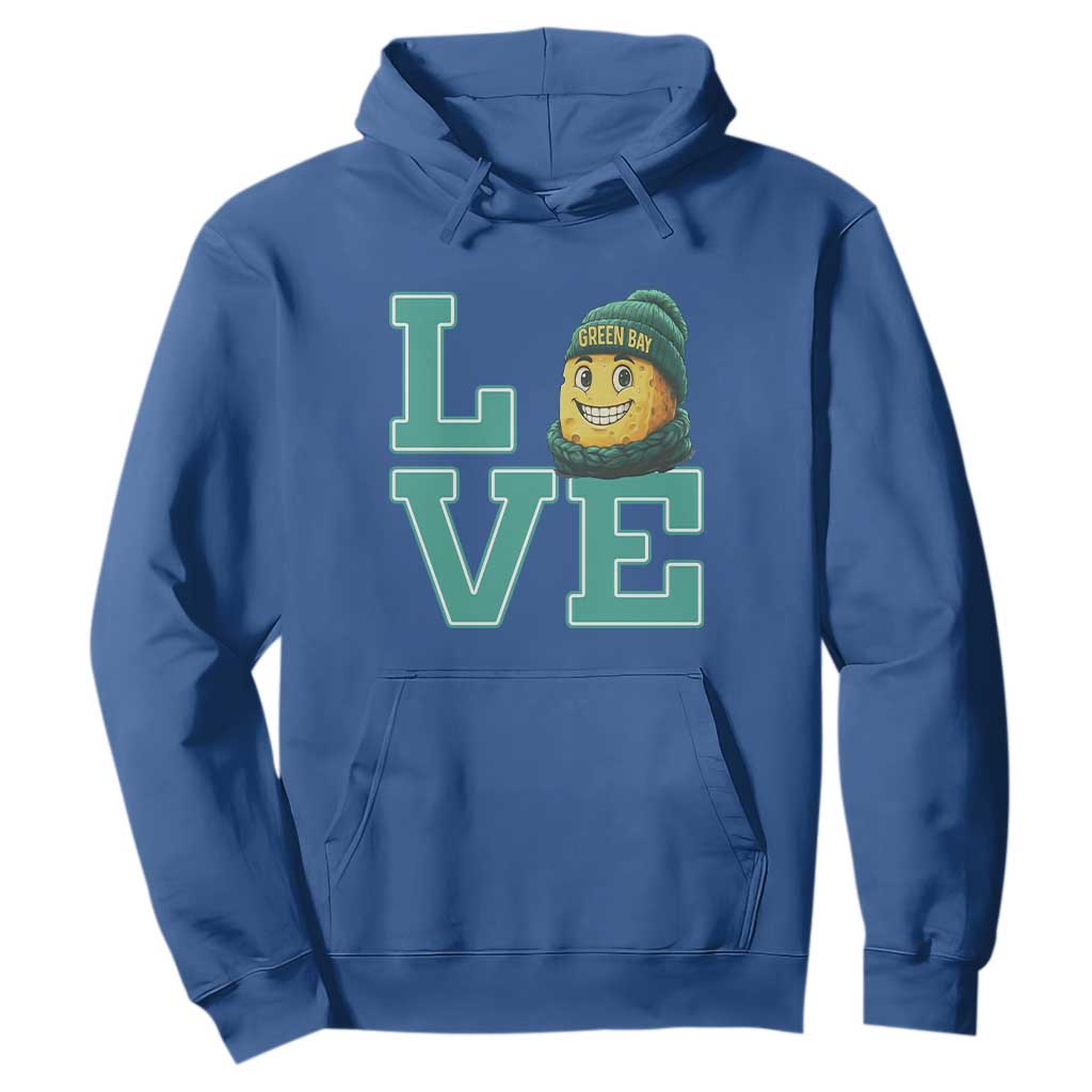 Green Bay Cheesehead Hoodie Football Fan Supporter Gift Idea TS12 Royal Blue Print Your Wear