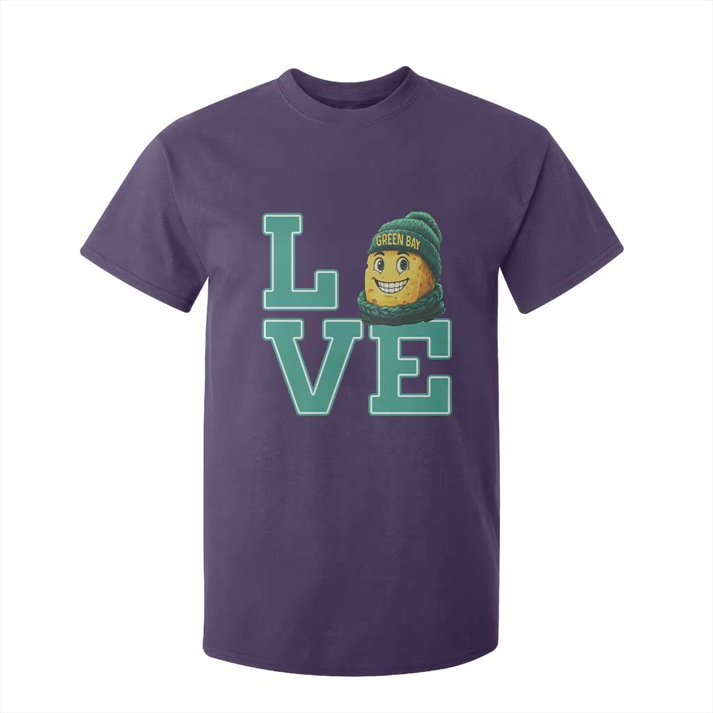 Green Bay Cheesehead T Shirt For Kid Football Fan Supporter Gift Idea TS12 Purple Print Your Wear