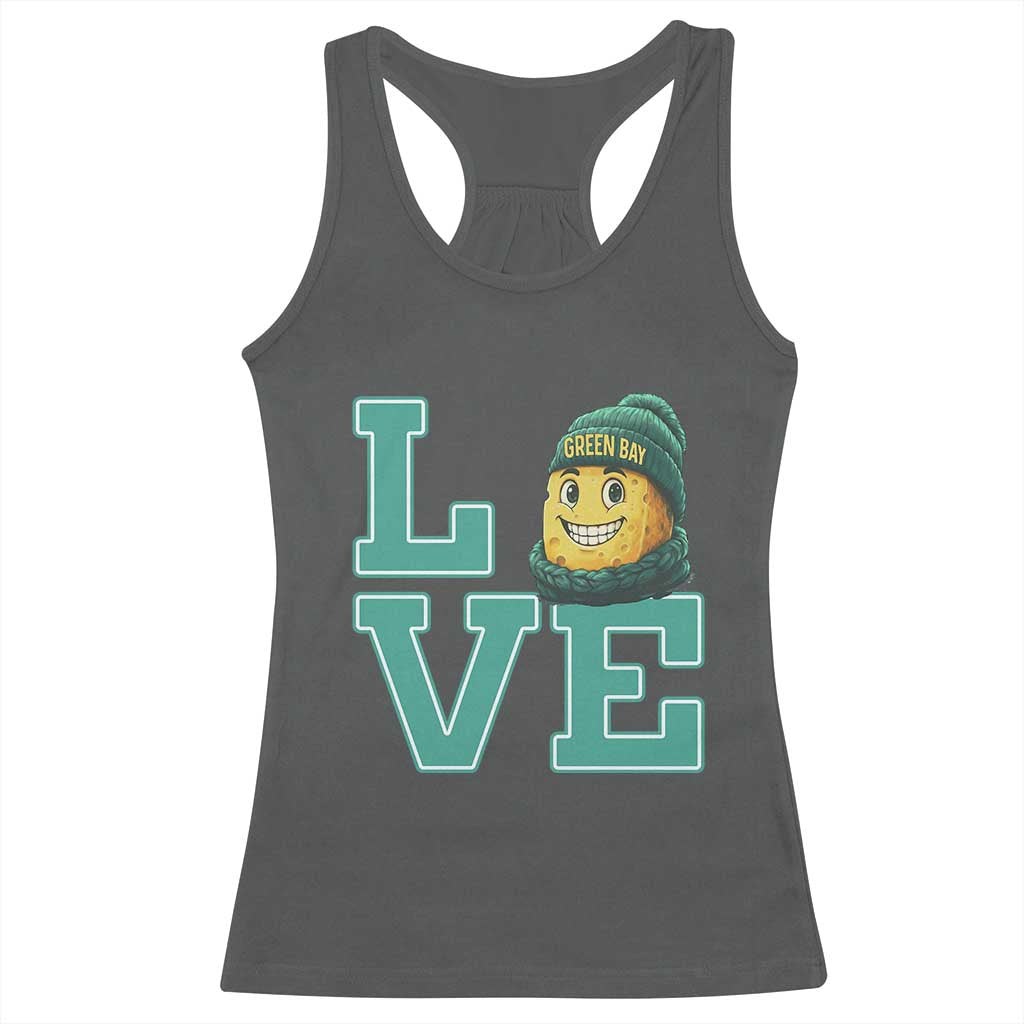 GFF Lover Football Fan Supporter Gift Idea Racerback Tank Top TS12 Dark Heather Print Your Wear