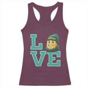 Green Bay Cheesehead Racerback Tank Top Football Fan Supporter Gift Idea - Print Your Wear