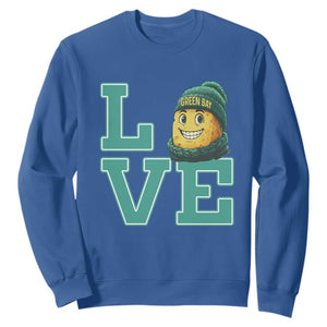 Green Bay Cheesehead Sweatshirt Football Fan Supporter Gift Idea TS12 Royal Blue Print Your Wear