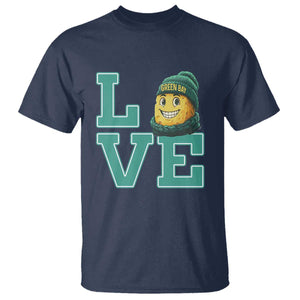 Green Bay Cheesehead T Shirt Football Fan Supporter Gift Idea TS12 Navy Print Your Wear