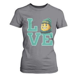 Green Bay Cheesehead T Shirt For Women Football Fan Supporter Gift Idea TS12 Charcoal Print Your Wear