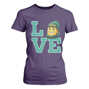 Green Bay Cheesehead T Shirt For Women Football Fan Supporter Gift Idea TS12 Purple Print Your Wear