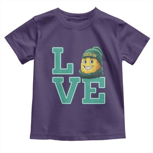 Green Bay Cheesehead Toddler T Shirt Football Fan Supporter Gift Idea TS12 Purple Print Your Wear