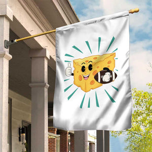 Funny Cheese Head Football Player Sports Gift Idea Garden Flag TS12 Print Your Wear