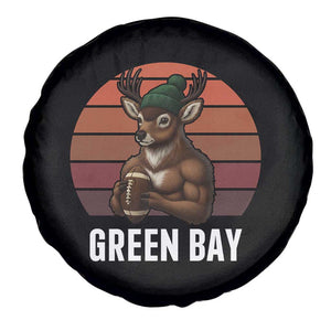 Deer Green Bay Football Spare Tire Cover Retro Vintage Style TS12 Print Your Wear