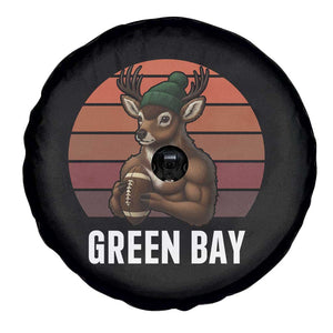 Deer Green Bay Football Spare Tire Cover Retro Vintage Style TS12 Print Your Wear