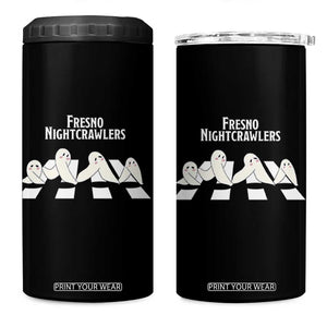 Fresno Nightcrawler 4 in 1 Can Cooler Tumbler Folklore Gothic Horror Cryptid Gift TS12 One Size: 16 oz Black Print Your Wear