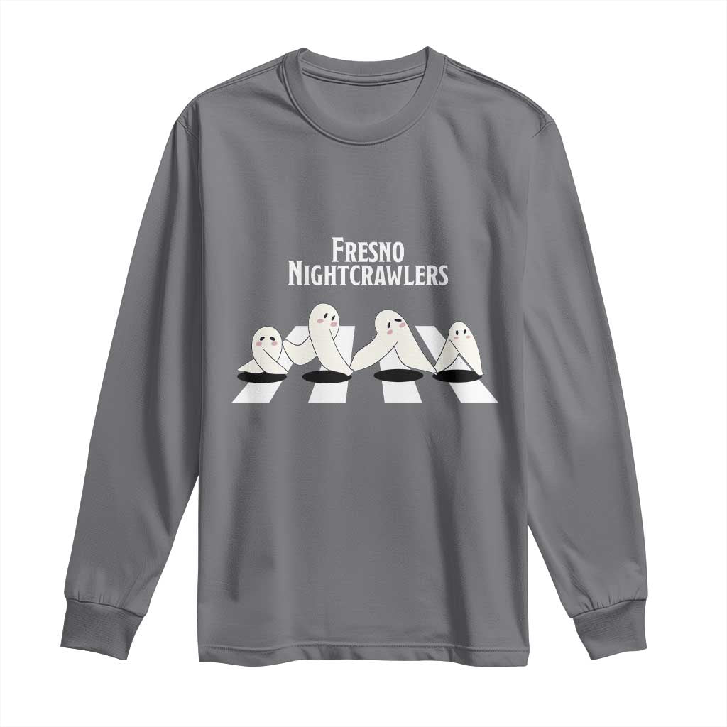Fresno Nightcrawler Long Sleeve Shirt Folklore Gothic Horror Cryptid Gift TS12 Charcoal Print Your Wear