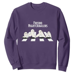 Fresno Nightcrawler Sweatshirt Folklore Gothic Horror Cryptid Gift TS12 Purple Print Your Wear