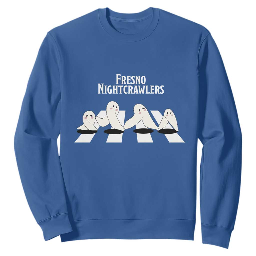 Fresno Nightcrawler Sweatshirt Folklore Gothic Horror Cryptid Gift TS12 Royal Blue Print Your Wear