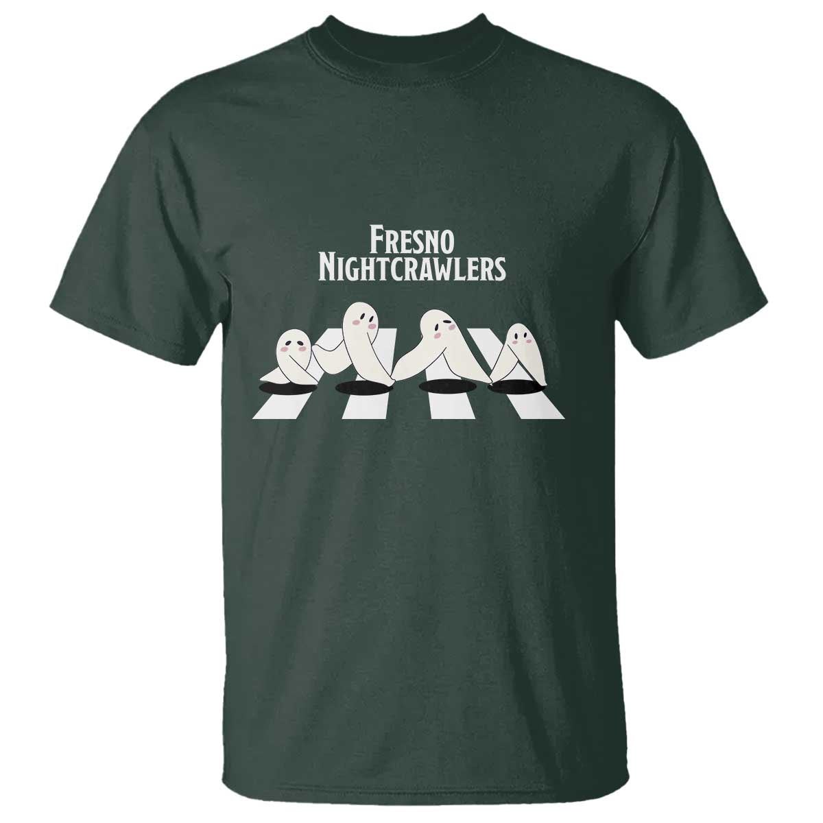 Fresno Nightcrawler T Shirt Folklore Gothic Horror Cryptid Gift TS12 Dark Forest Green Print Your Wear