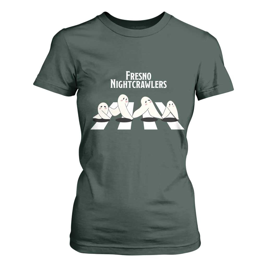 Fresno Nightcrawler T Shirt For Women Folklore Gothic Horror Cryptid Gift TS12 Dark Forest Green Print Your Wear