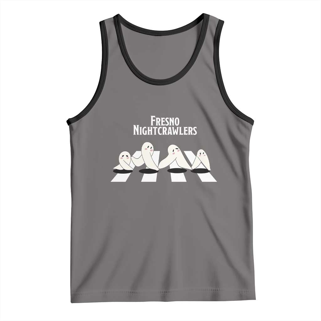 Fresno Nightcrawler Tank Top Folklore Gothic Horror Cryptid Gift TS12 Deep Heather Black Print Your Wear