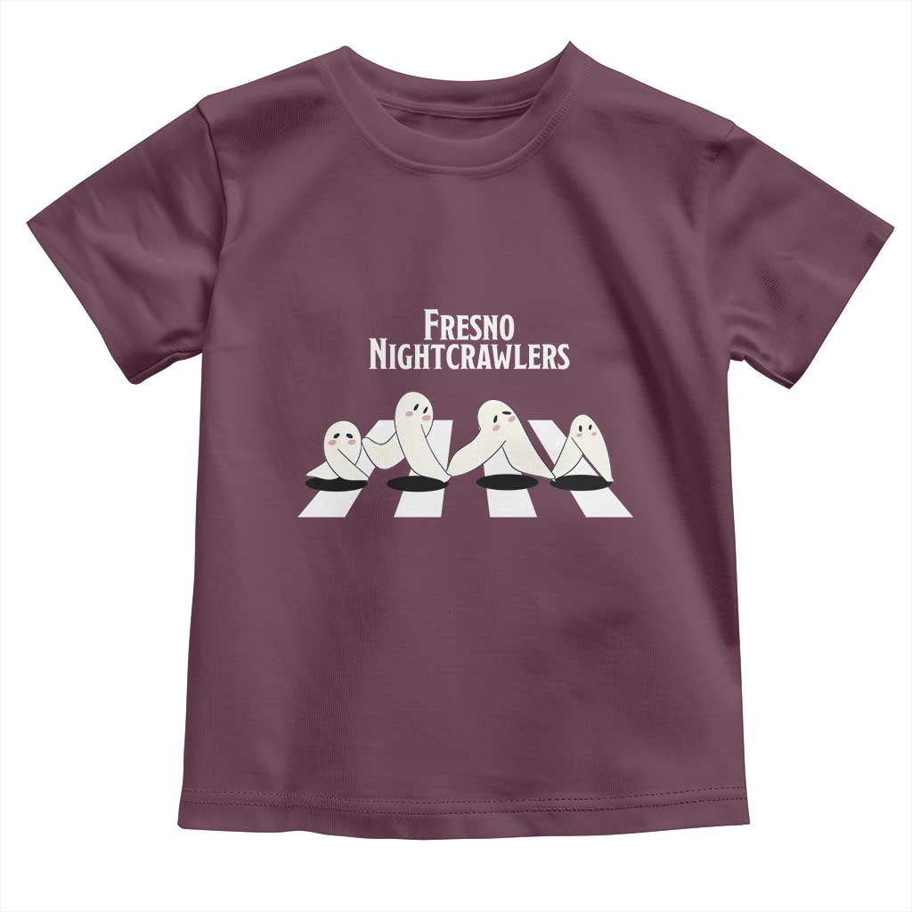 Fresno Nightcrawler Toddler T Shirt Folklore Gothic Horror Cryptid Gift TS12 Maroon Print Your Wear