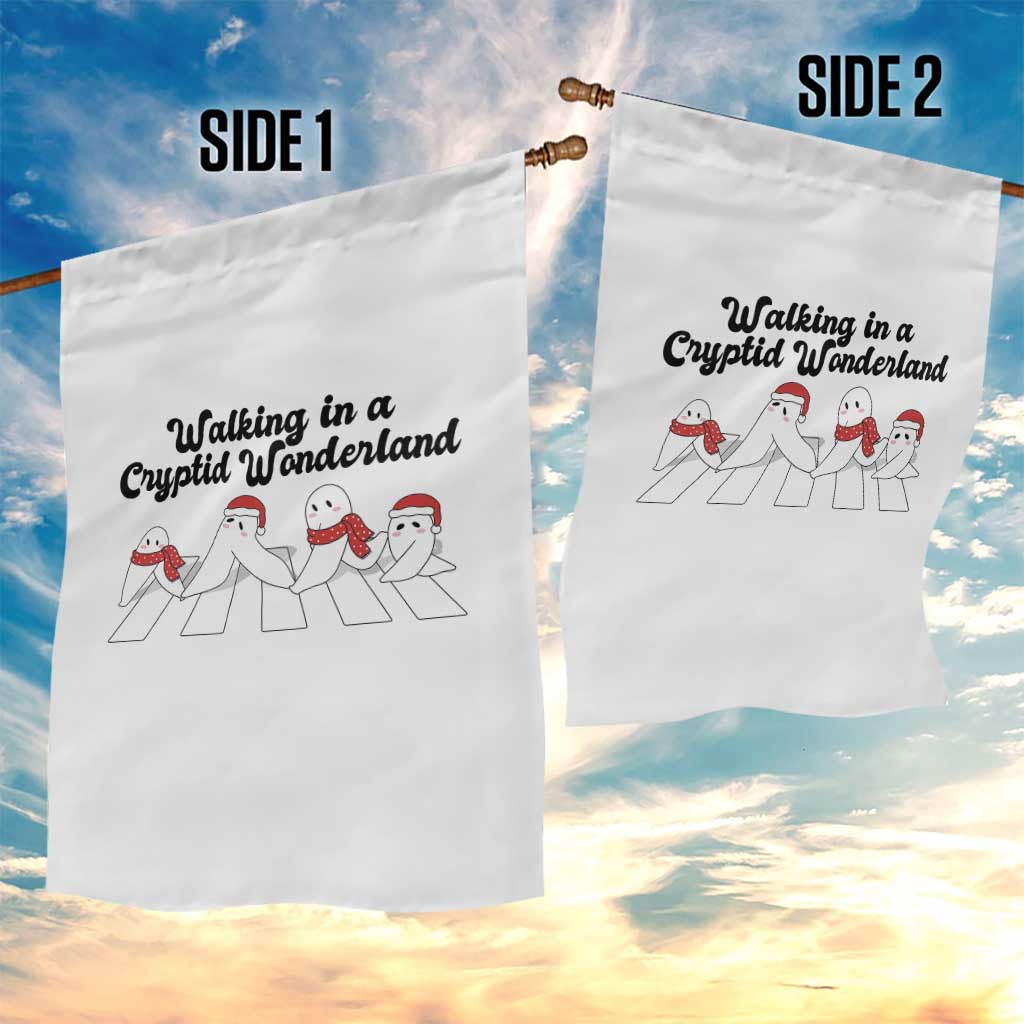 Funny Fresno Nightcrawlers Christmas Gift Garden Flag Walking In A Cryptid Wonderland TS12 Print Your Wear