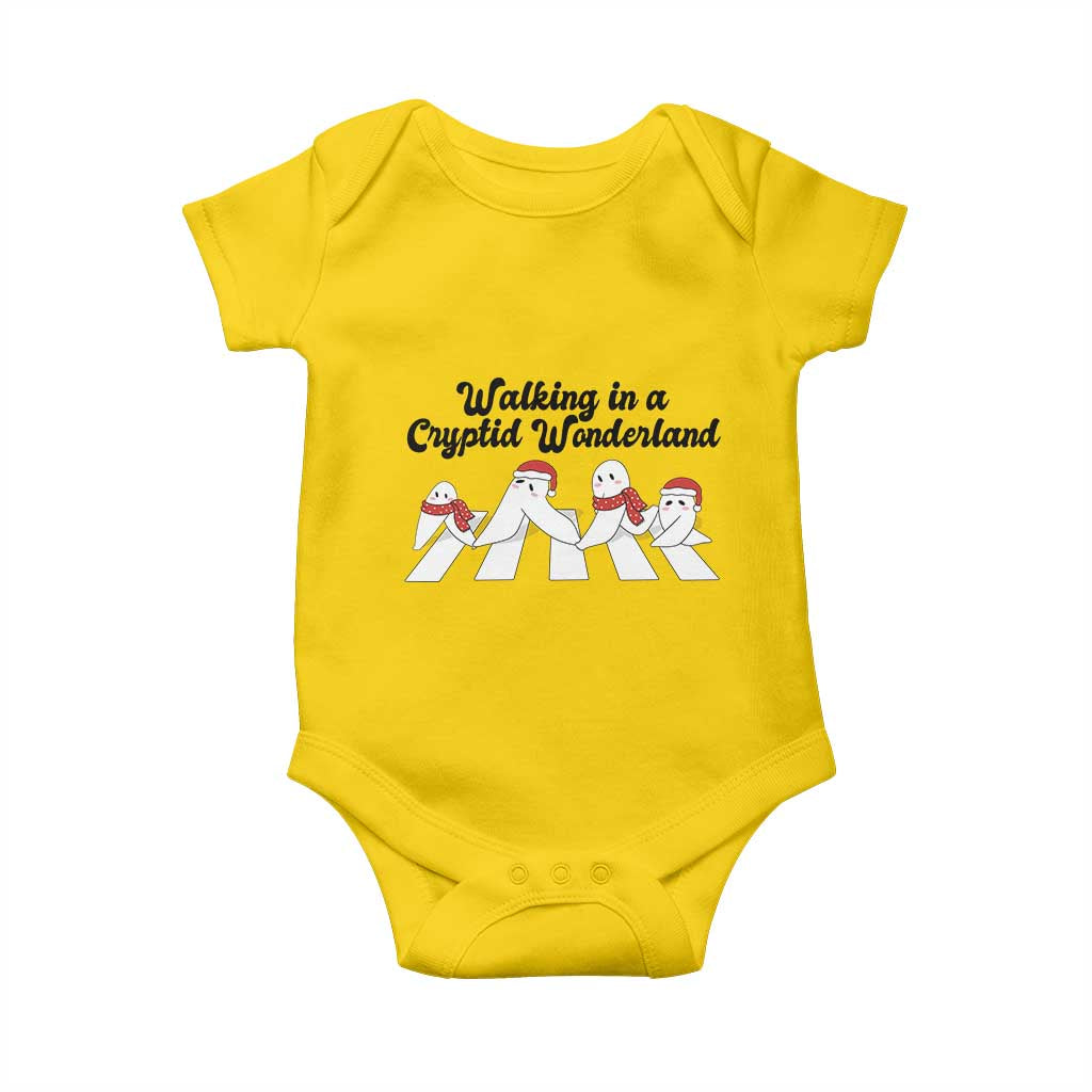 Funny Fresno Nightcrawlers Christmas Gift Baby Onesie Walking In A Cryptid Wonderland TS12 Daisy Print Your Wear