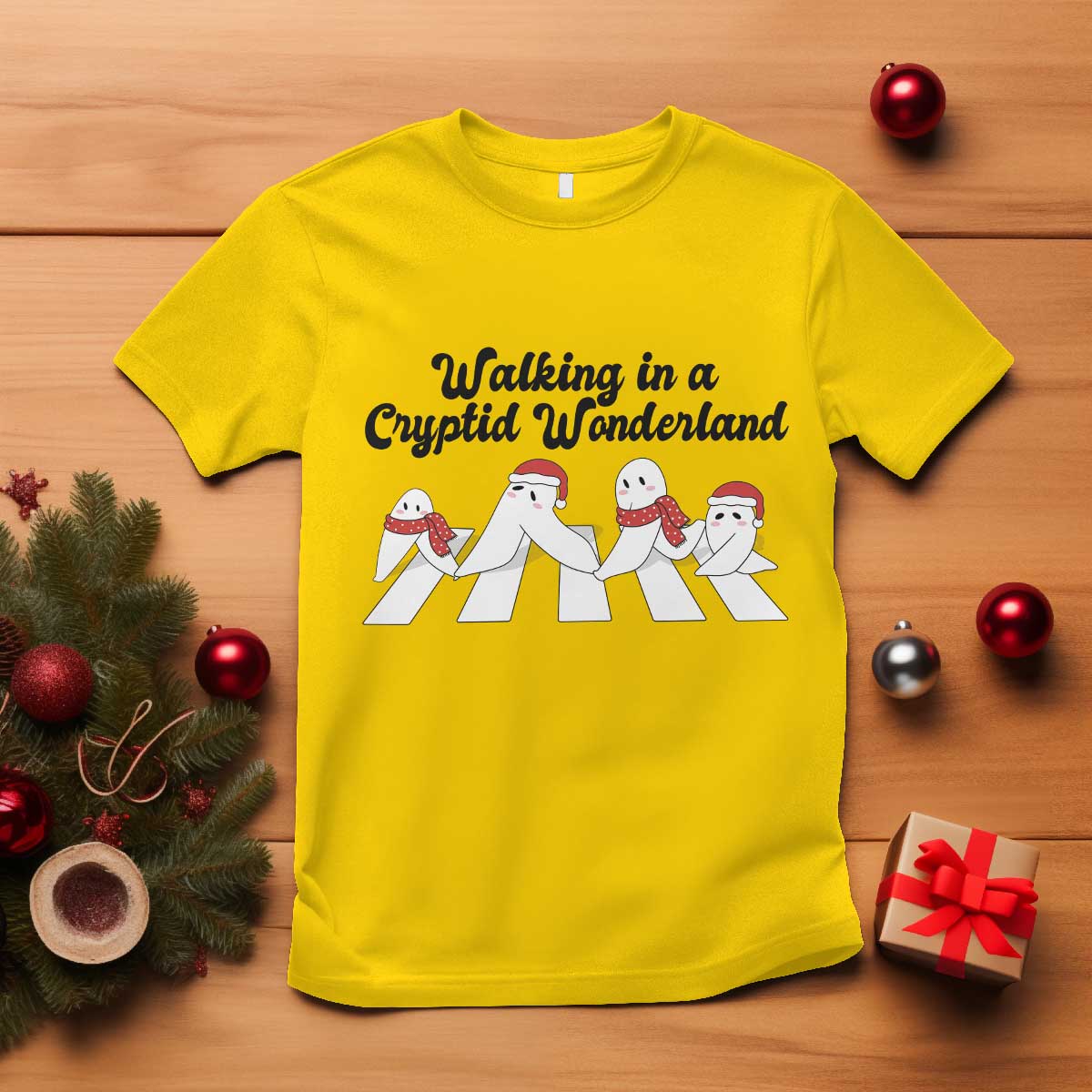 Funny Fresno Nightcrawlers Christmas Gift T Shirt Walking In A Cryptid Wonderland TS12 Daisy Print Your Wear