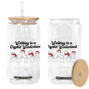 Funny Fresno Nightcrawlers Christmas Gift Glass Can Walking In A Cryptid Wonderland TS12 Print Your Wear