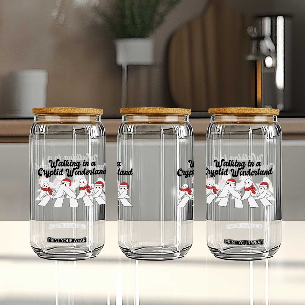 Funny Fresno Nightcrawlers Christmas Gift Glass Can Walking In A Cryptid Wonderland TS12 Print Your Wear