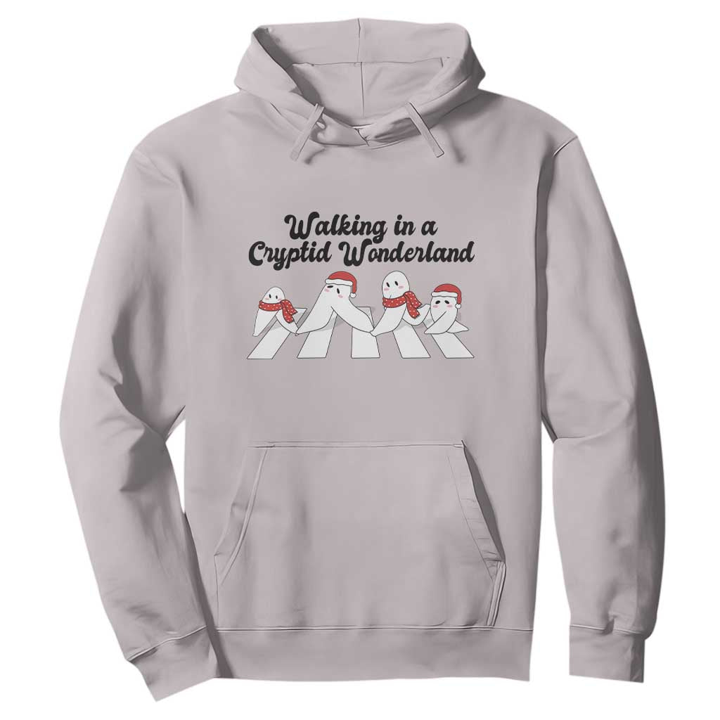 Funny Fresno Nightcrawlers Christmas Gift Hoodie Walking In A Cryptid Wonderland TS12 Ice Gray Print Your Wear