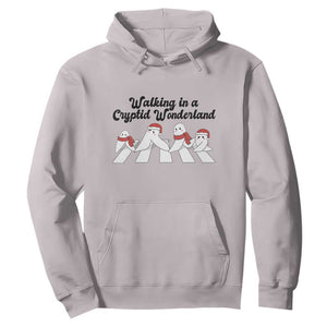 Funny Fresno Nightcrawlers Christmas Gift Hoodie Walking In A Cryptid Wonderland TS12 Ice Gray Print Your Wear