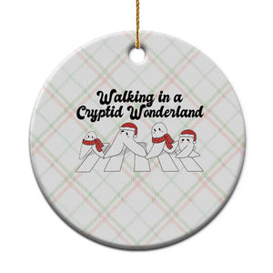 Funny Fresno Nightcrawlers Christmas Gift Ceramic Ornament Walking In A Cryptid Wonderland TS12 1pc Christmas Plaid Print Your Wear