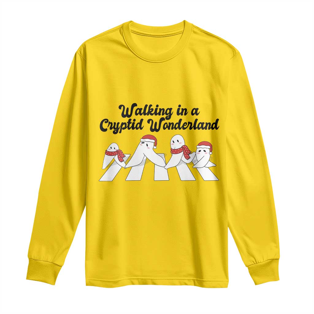 Funny Fresno Nightcrawlers Christmas Gift Long Sleeve Shirt Walking In A Cryptid Wonderland TS12 Daisy Print Your Wear