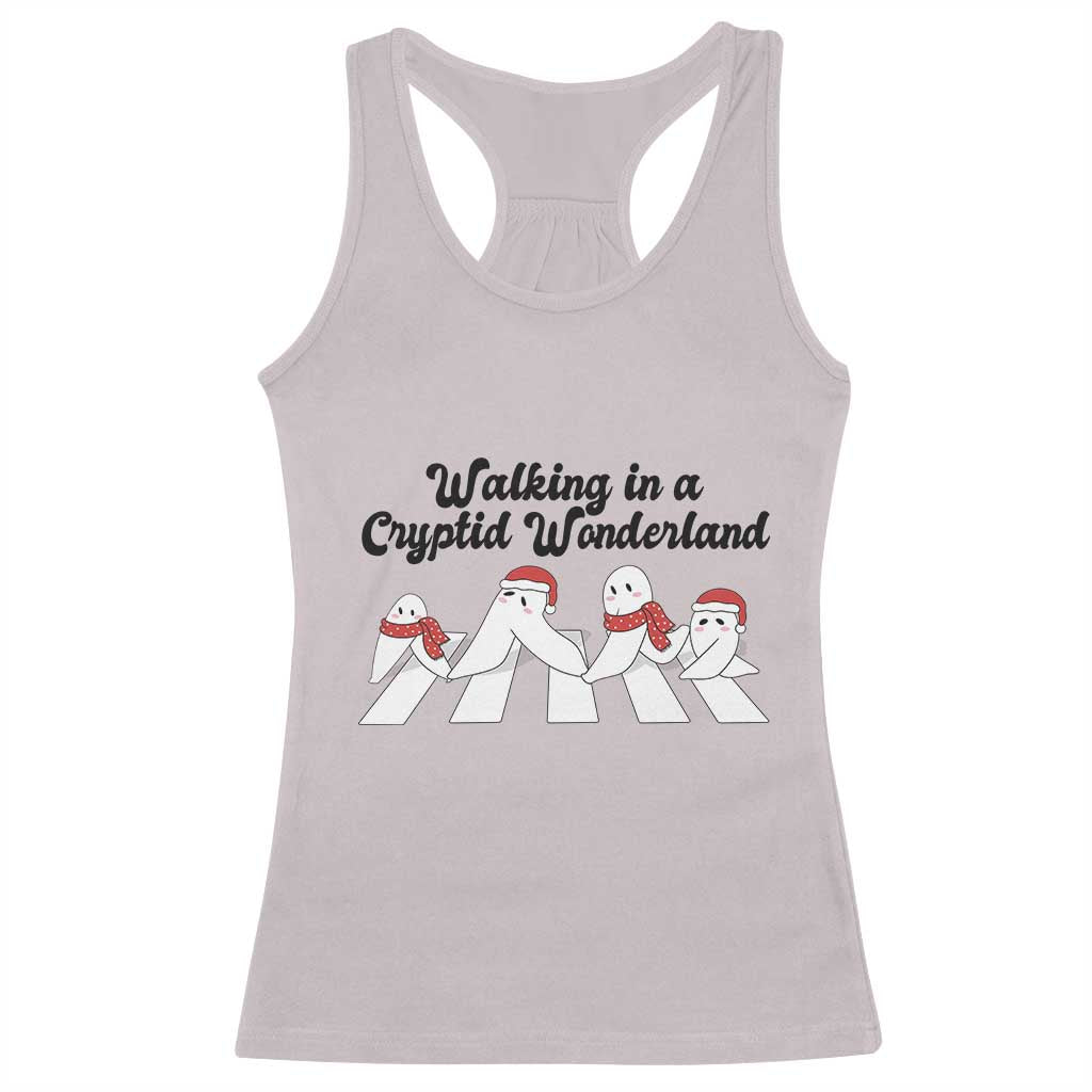 Funny Fresno Nightcrawlers Christmas Gift Racerback Tank Top Walking In A Cryptid Wonderland TS12 Ice Gray Print Your Wear