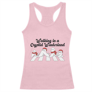 Funny Fresno Nightcrawlers Christmas Gift Racerback Tank Top Walking In A Cryptid Wonderland TS12 Light Pink Print Your Wear