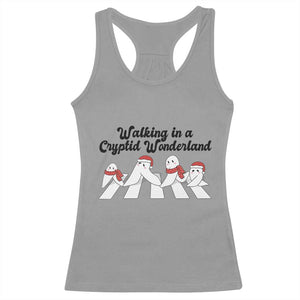 Funny Fresno Nightcrawlers Christmas Gift Racerback Tank Top Walking In A Cryptid Wonderland TS12 Sport Gray Print Your Wear