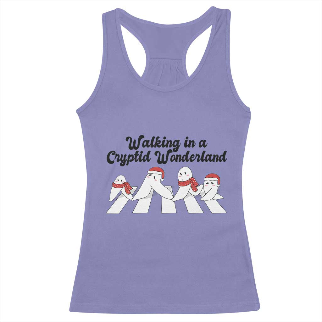 Funny Fresno Nightcrawlers Christmas Gift Racerback Tank Top Walking In A Cryptid Wonderland TS12 Violet Print Your Wear