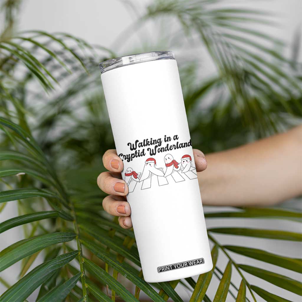 Funny Fresno Nightcrawlers Christmas Gift Skinny Tumbler Walking In A Cryptid Wonderland TS12 Print Your Wear