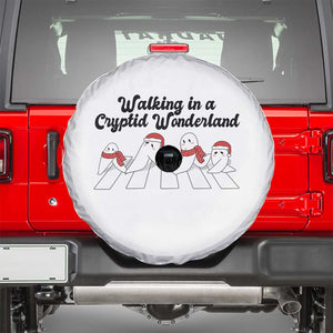 Funny Fresno Nightcrawlers Christmas Gift Spare Tire Cover Walking In A Cryptid Wonderland TS12 White Print Your Wear