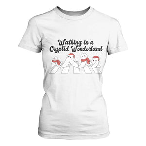 Funny Fresno Nightcrawlers Christmas Gift T Shirt For Women Walking In A Cryptid Wonderland TS12 White Print Your Wear