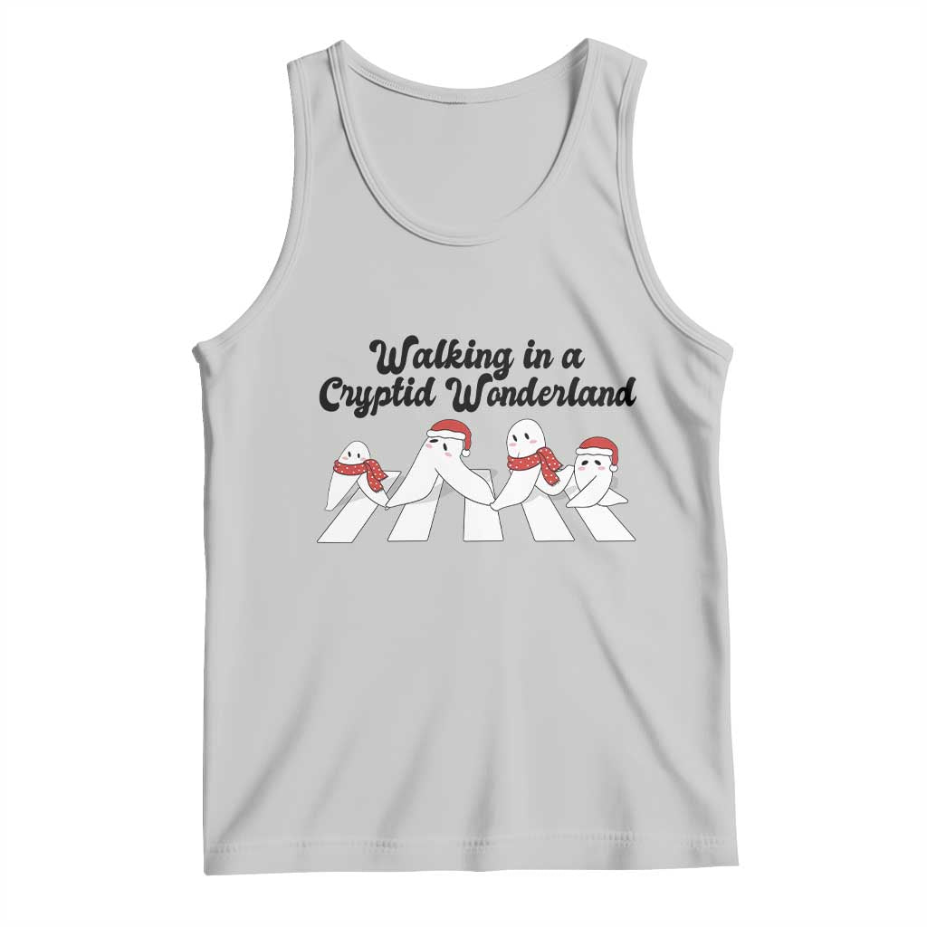 Funny Fresno Nightcrawlers Christmas Gift Tank Top Walking In A Cryptid Wonderland TS12 Ash Print Your Wear