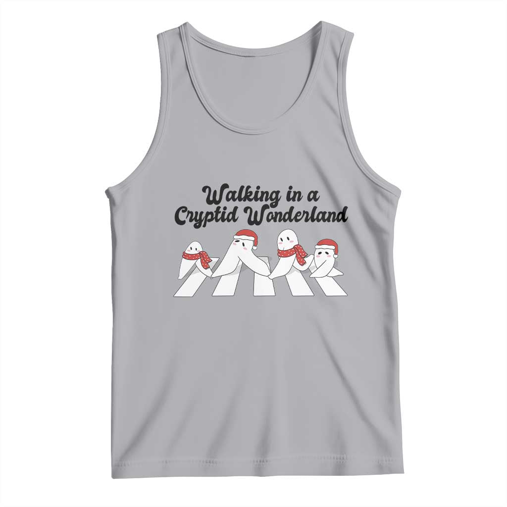 Funny Fresno Nightcrawlers Christmas Gift Tank Top Walking In A Cryptid Wonderland TS12 Athletic Heather Print Your Wear