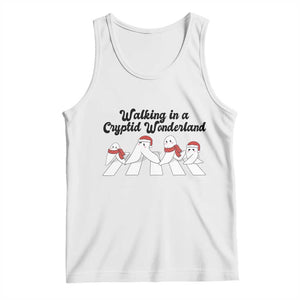 Funny Fresno Nightcrawlers Christmas Gift Tank Top Walking In A Cryptid Wonderland TS12 White Print Your Wear