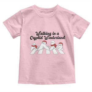Funny Fresno Nightcrawlers Christmas Gift Toddler T Shirt Walking In A Cryptid Wonderland TS12 Light Pink Print Your Wear