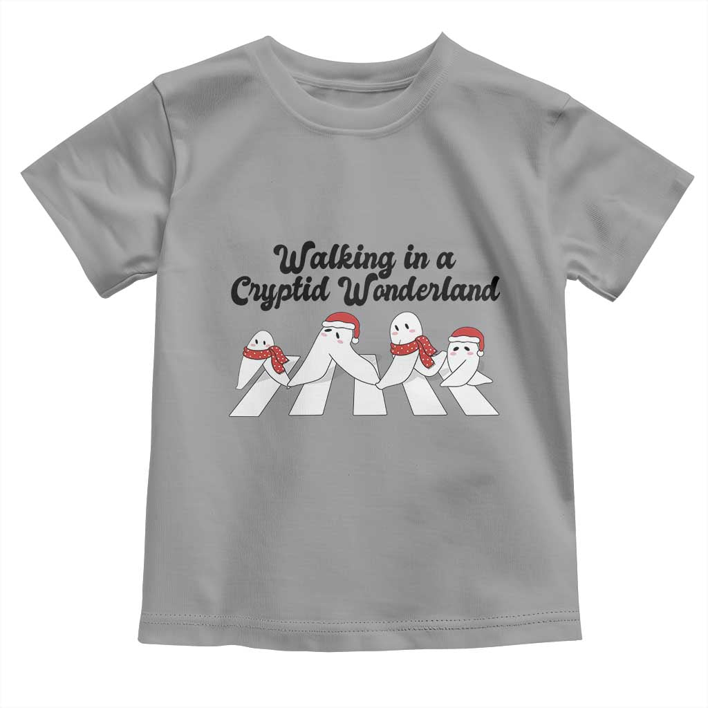 Funny Fresno Nightcrawlers Christmas Gift Toddler T Shirt Walking In A Cryptid Wonderland TS12 Sport Gray Print Your Wear