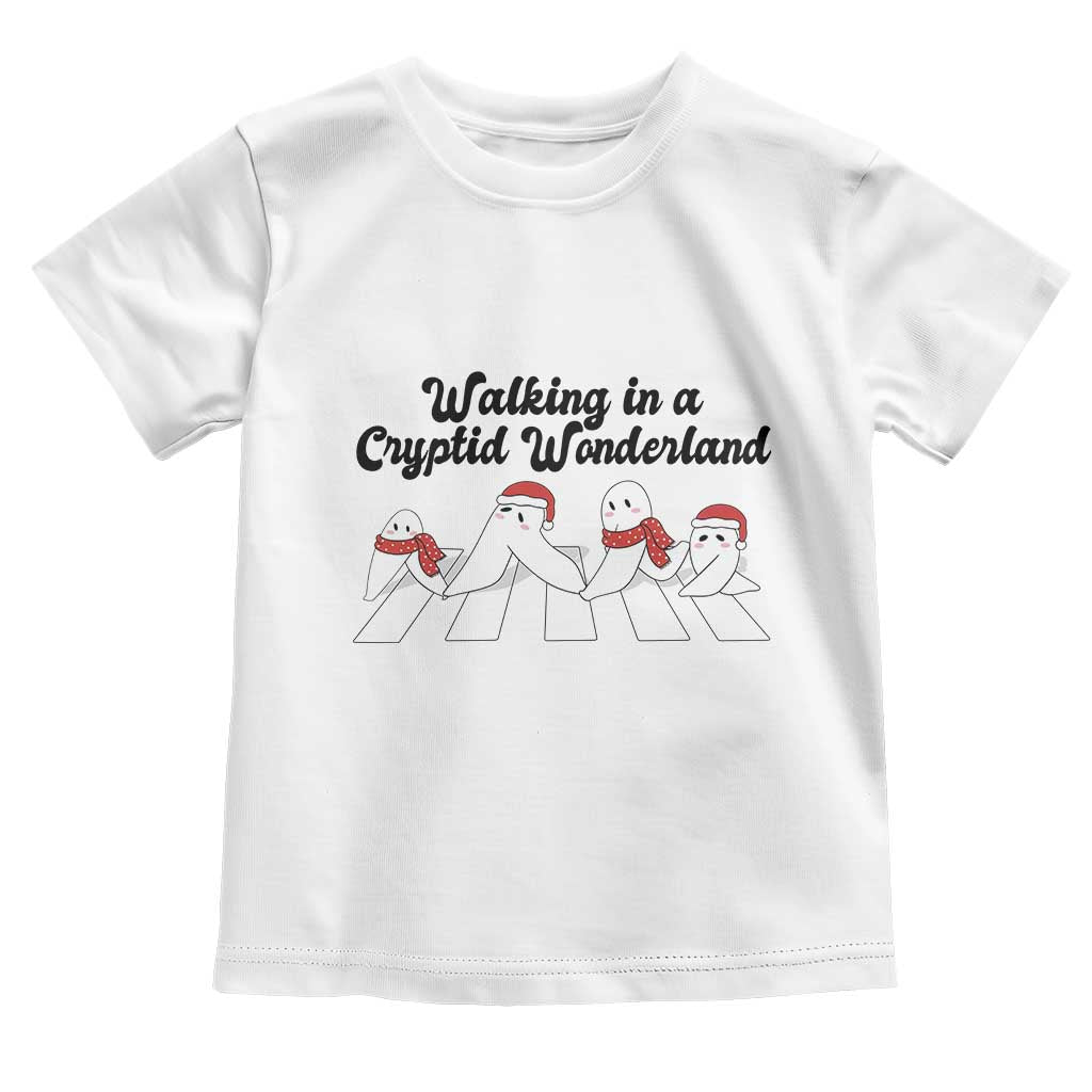 Funny Fresno Nightcrawlers Christmas Gift Toddler T Shirt Walking In A Cryptid Wonderland TS12 White Print Your Wear