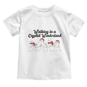 Funny Fresno Nightcrawlers Christmas Gift Toddler T Shirt Walking In A Cryptid Wonderland TS12 White Print Your Wear