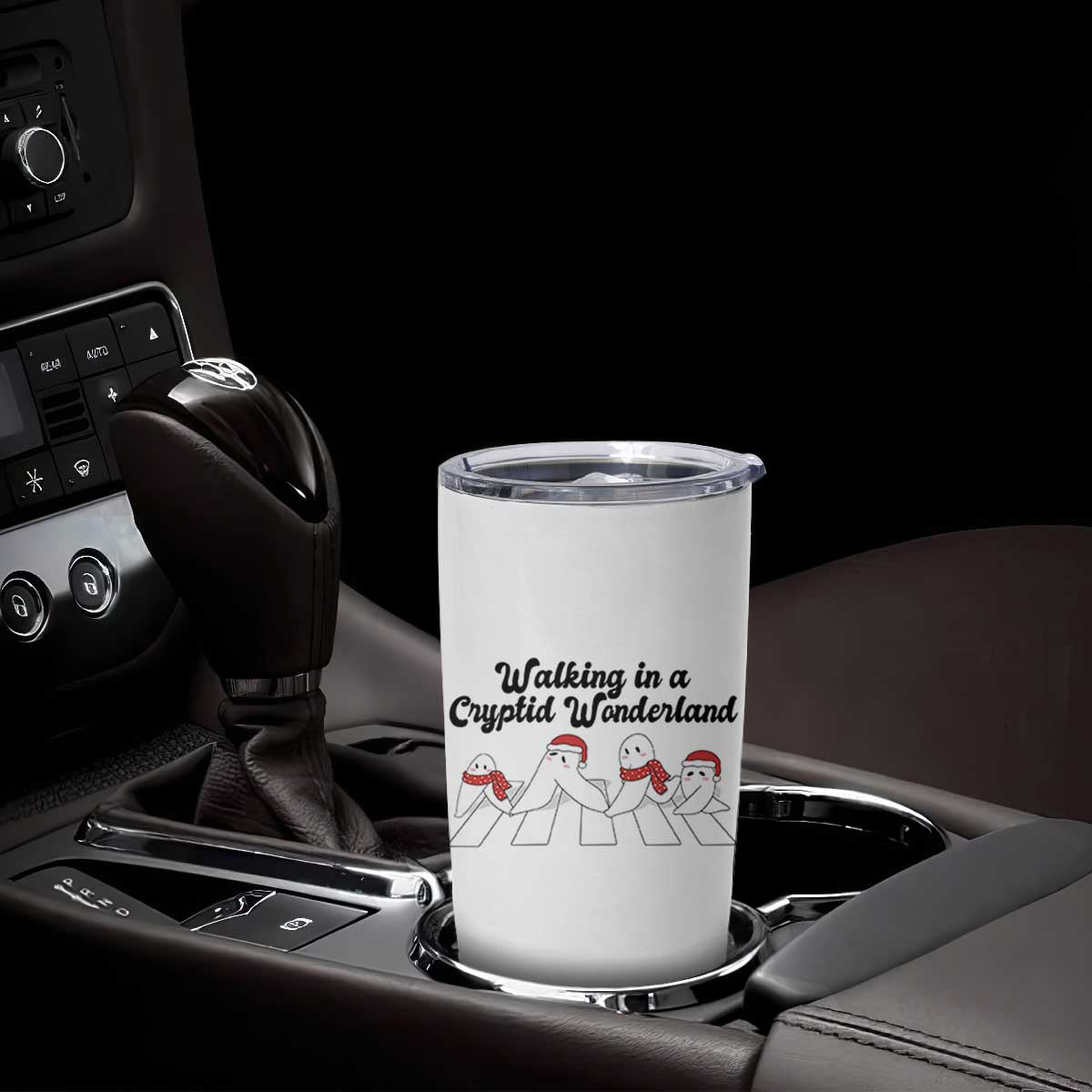 Funny Fresno Nightcrawlers Christmas Gift Tumbler Cup Walking In A Cryptid Wonderland TS12 Print Your Wear