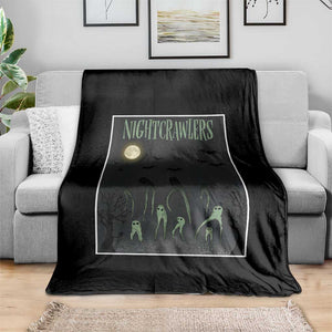 Fresno Nightcrawlers Throw Blanket Gothic Cryptid Horror Fan Gift TS12 Print Your Wear